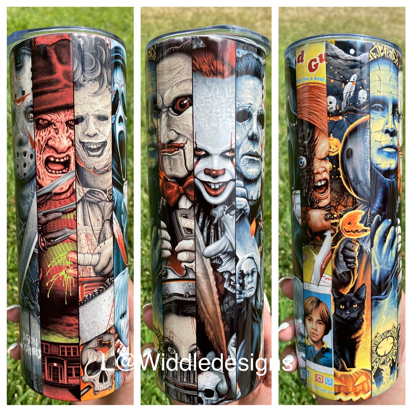 Horror favorites 20oz Halloween tumbler