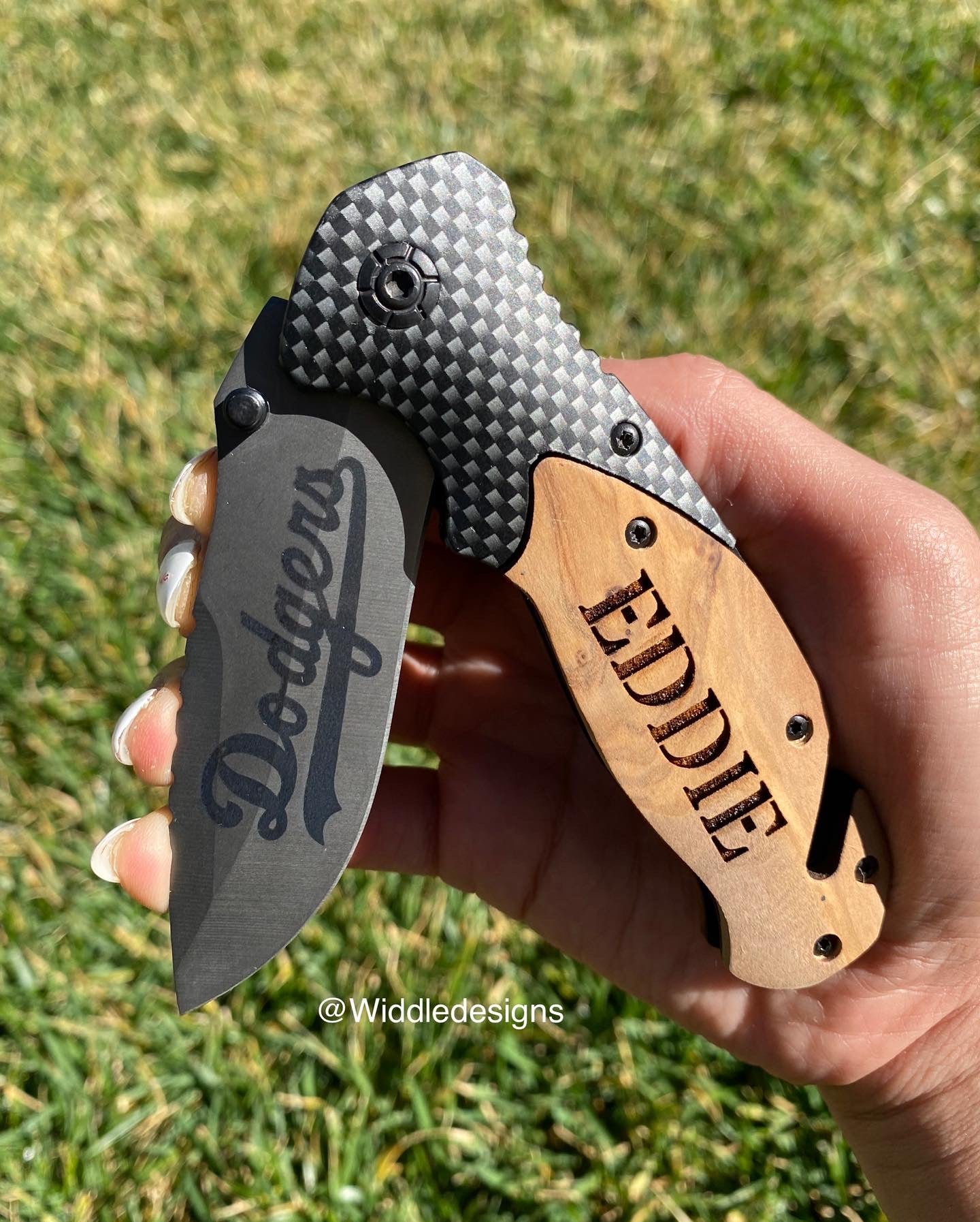 Bleed Blue Los Angeles Pocket Knife